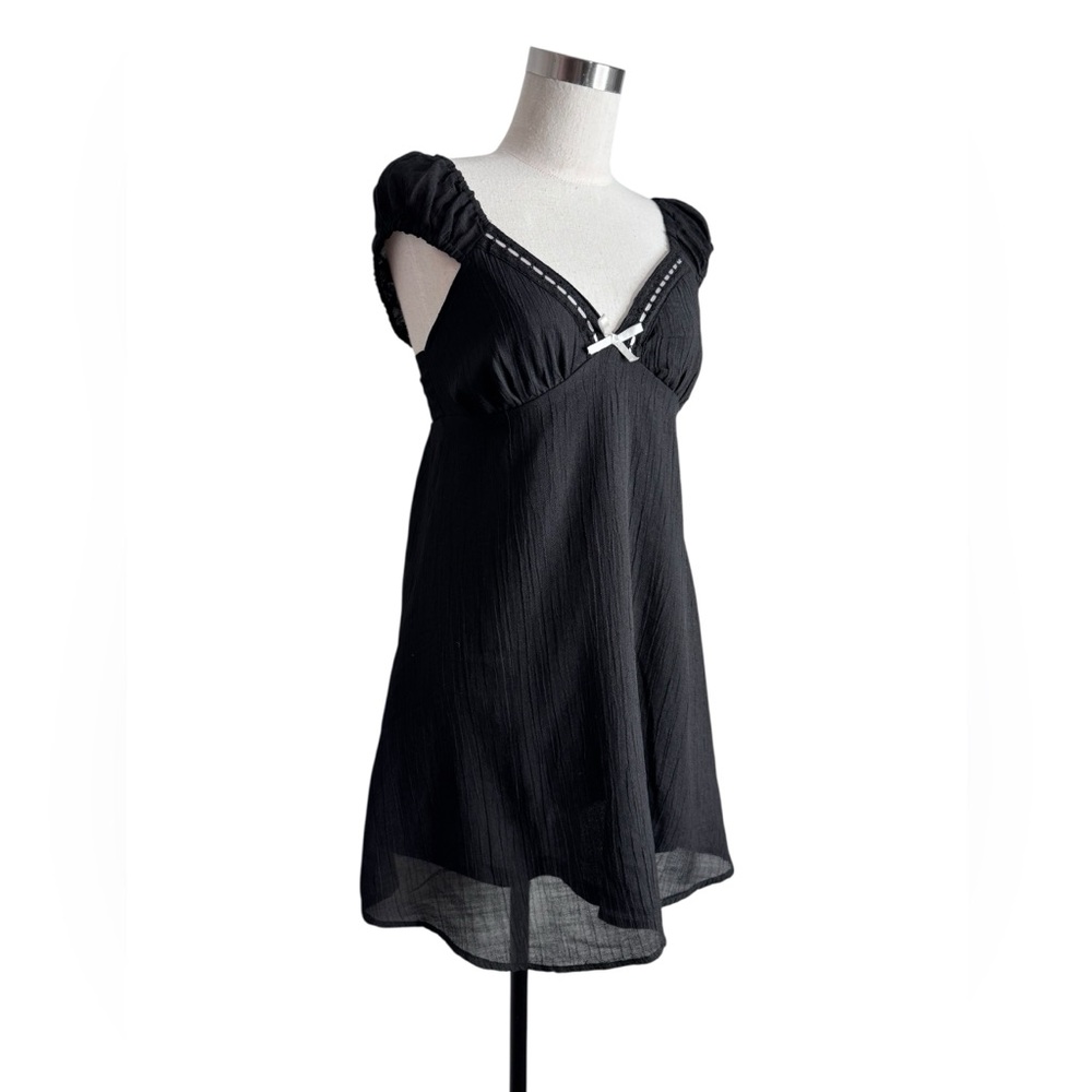 Indulge 90’s Y2K Babydoll Empire Waist Lingerie Mini Dress Small - Picture 5 of 6